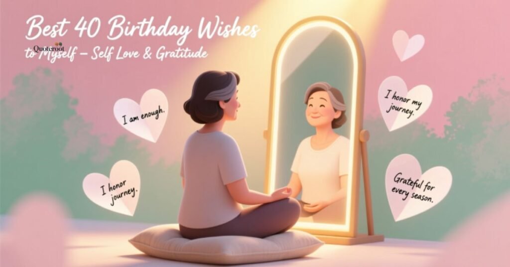 Best 40 Birthday Wishes to Myself Self Love & Gratitude