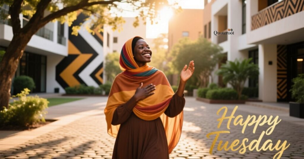 Inspirational Happy Tuesday Black Woman