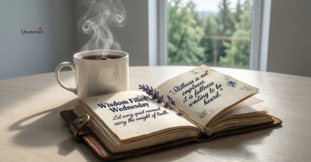 Wisdom Filled Wednesday Quotes

