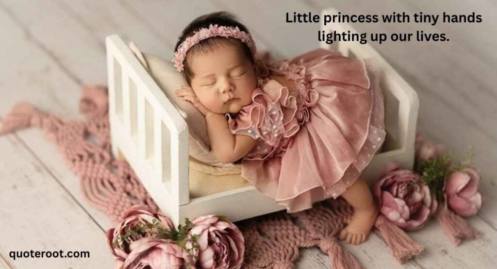 Caption for Newborn Baby Girl