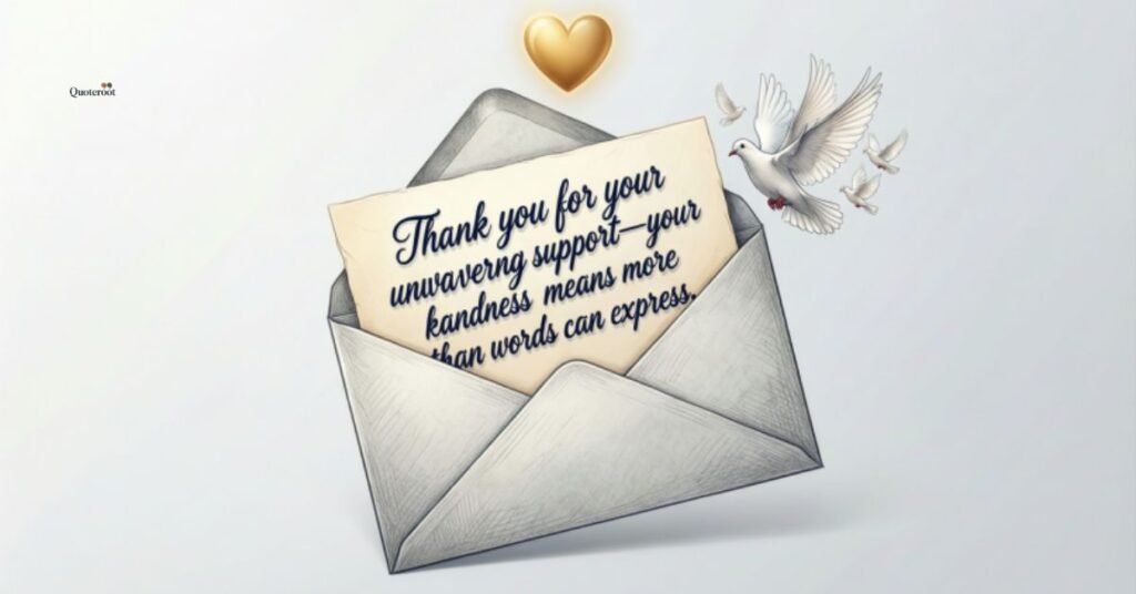 Christian Thank You Messages for Support