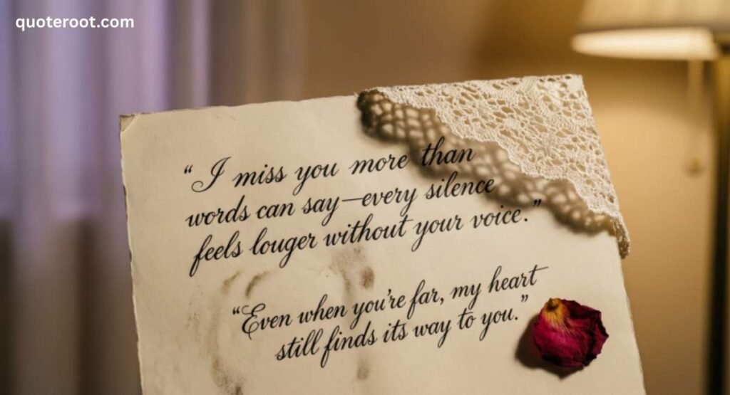 Emotional Missing You Messages For Him