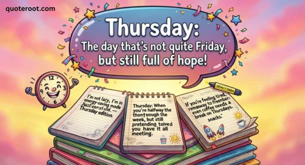 Positive Funny Thursday Quotes