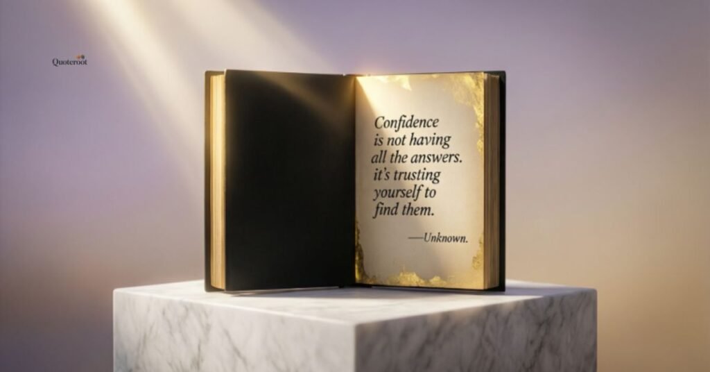 Quotes about Having Confidence