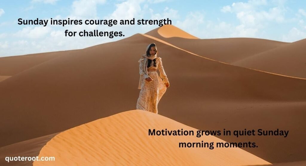 Sunday Morning Motivational Quotes