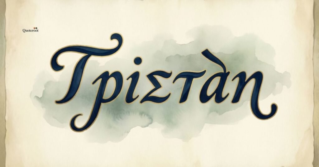 tristan meaning in greek
