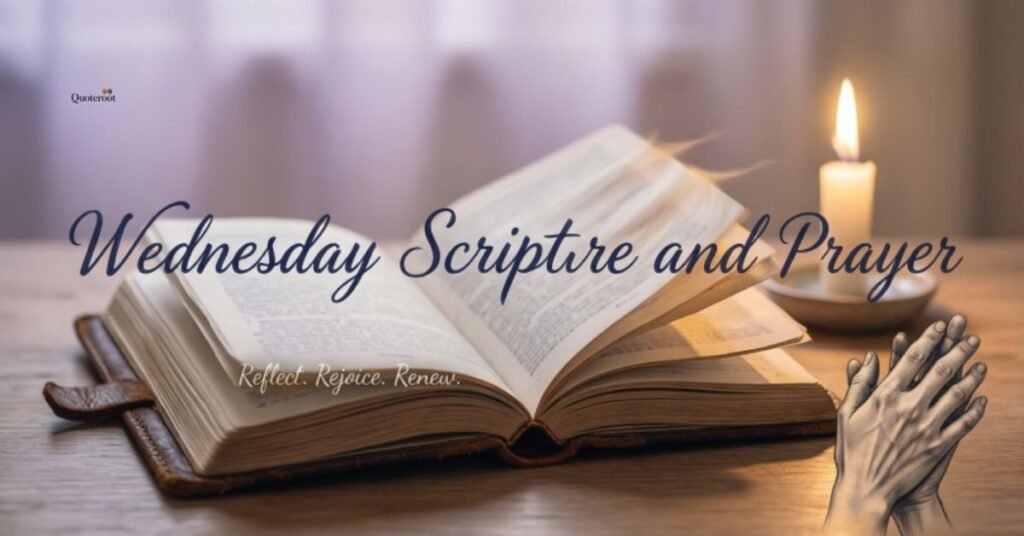 Wednesday Scripture and Prayer