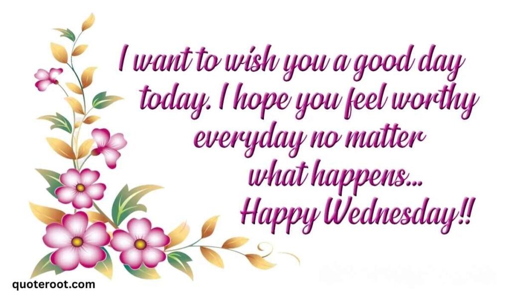 Beautiful Wednesday Quotes Images