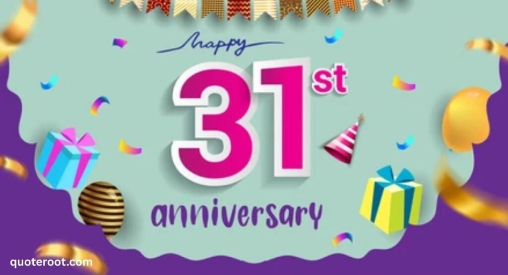 Happy 31st Anniversary Images