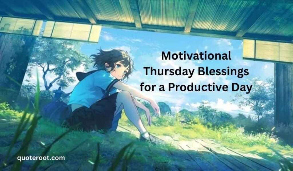 Motivational Thursday Blessings for a Productive Day