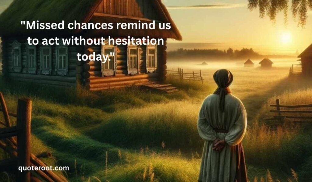 Quotes About Lost Opportunities and Missed Chances