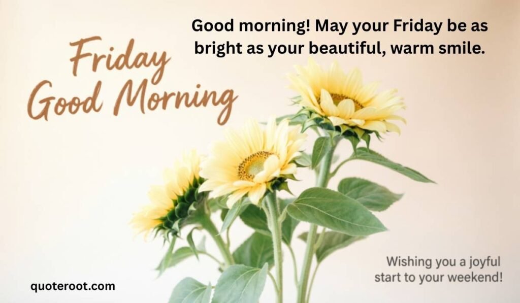 Friday Good Morning Messages