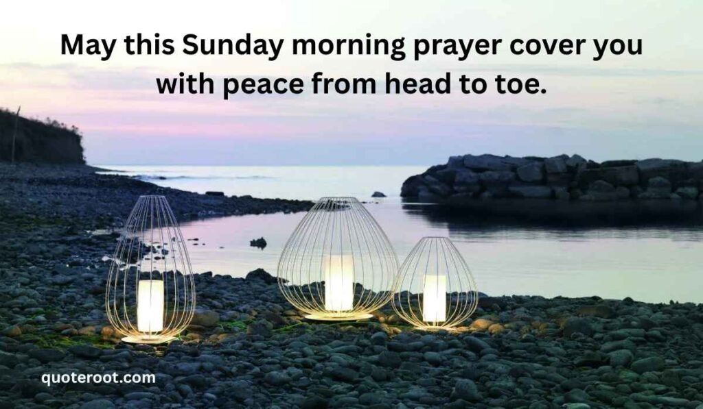 Good Morning Sunday Prayers & Blessings