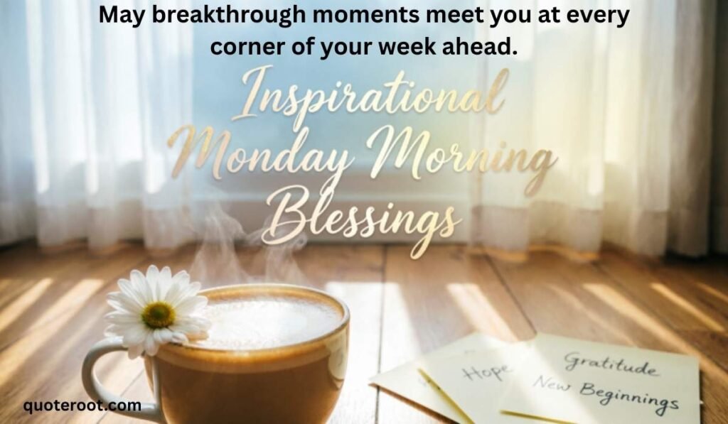Inspirational Monday Morning Blessings