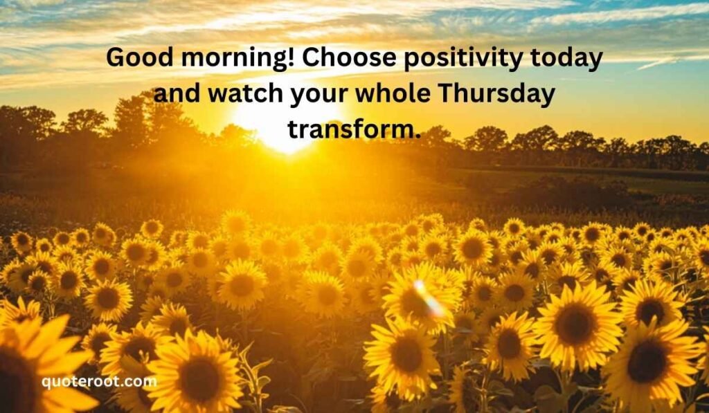 Positive Thursday Morning Blessings