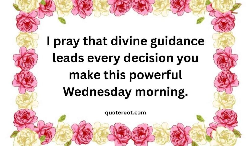 Powerful Wednesday Morning Prayers