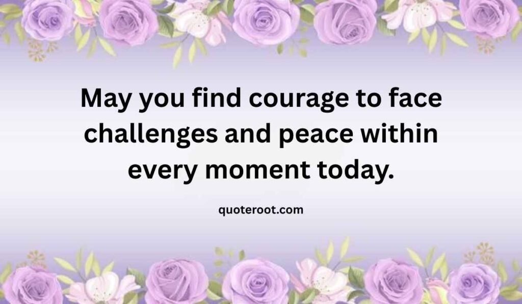 Sunday Prayers for Peace and Courage