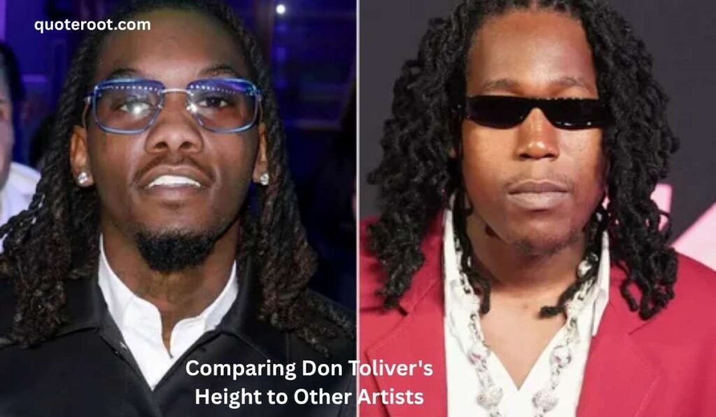 Comparing Don Toliver's Height to Other Artists