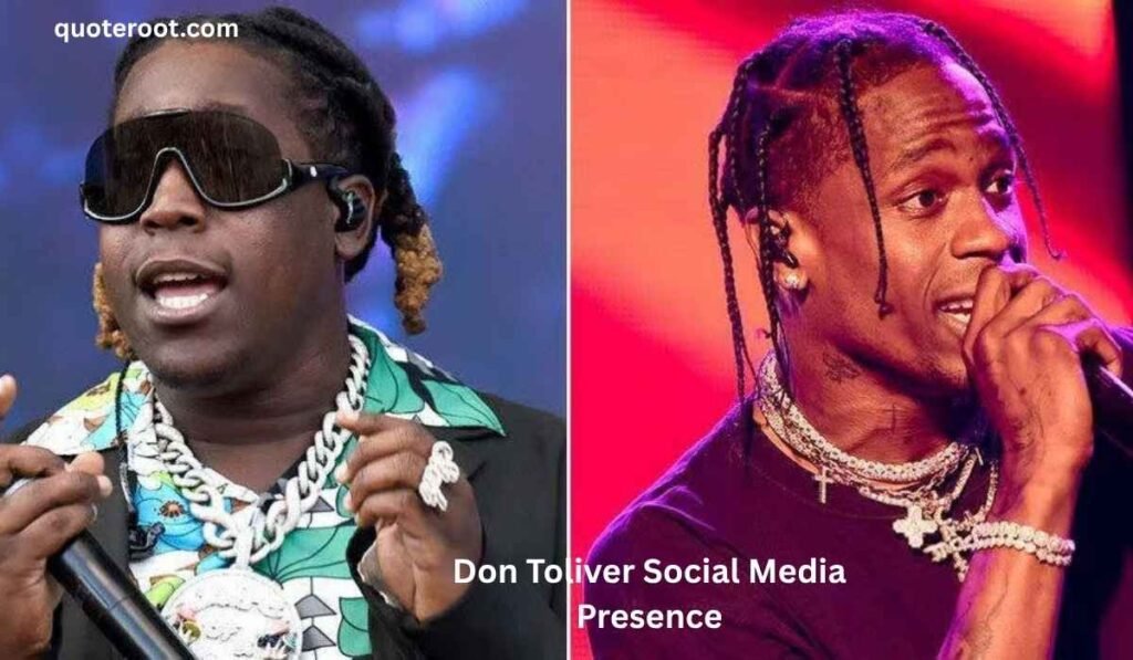 Don Toliver Social Media Presence