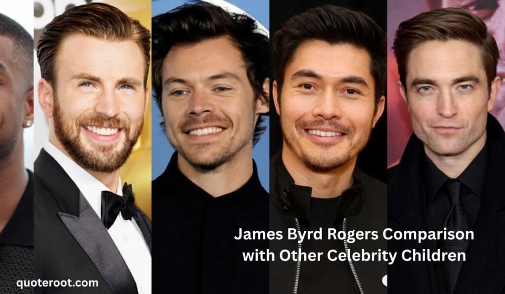 James Byrd Rogers Comparison with Other Celebrity Children