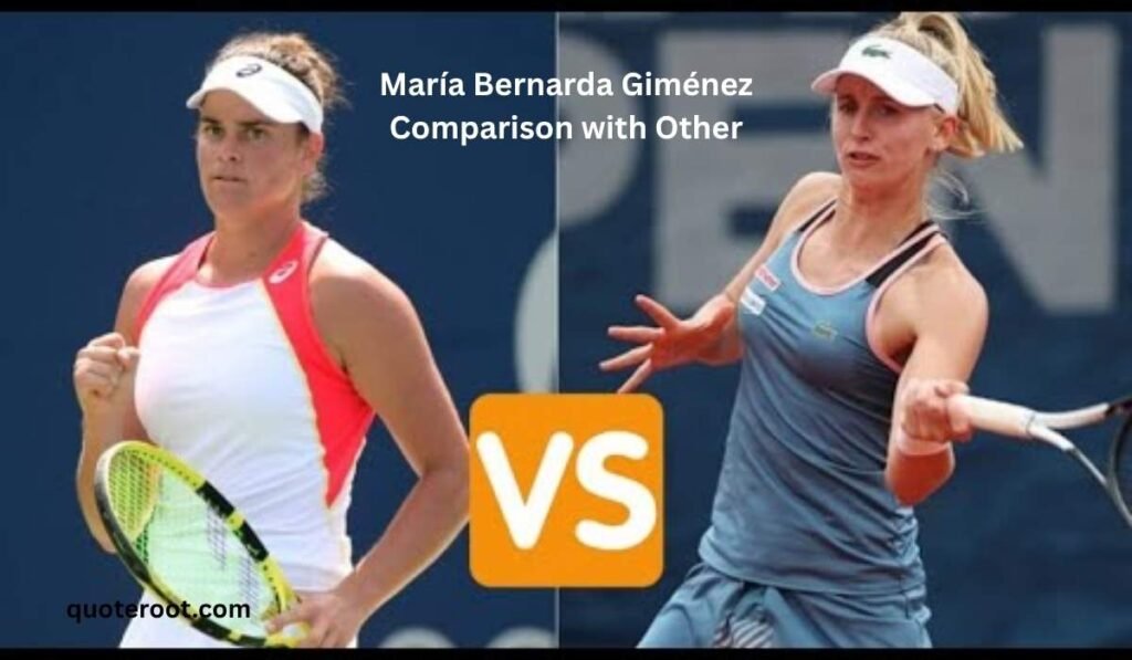 María Bernarda Giménez Comparison with Other
