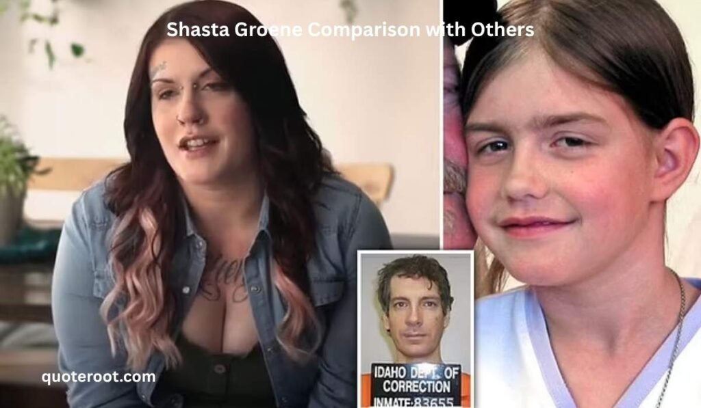 Shasta Groene Comparison with Others