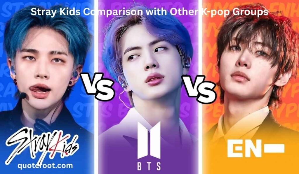 Stray Kids Comparison with Other K-pop Groups