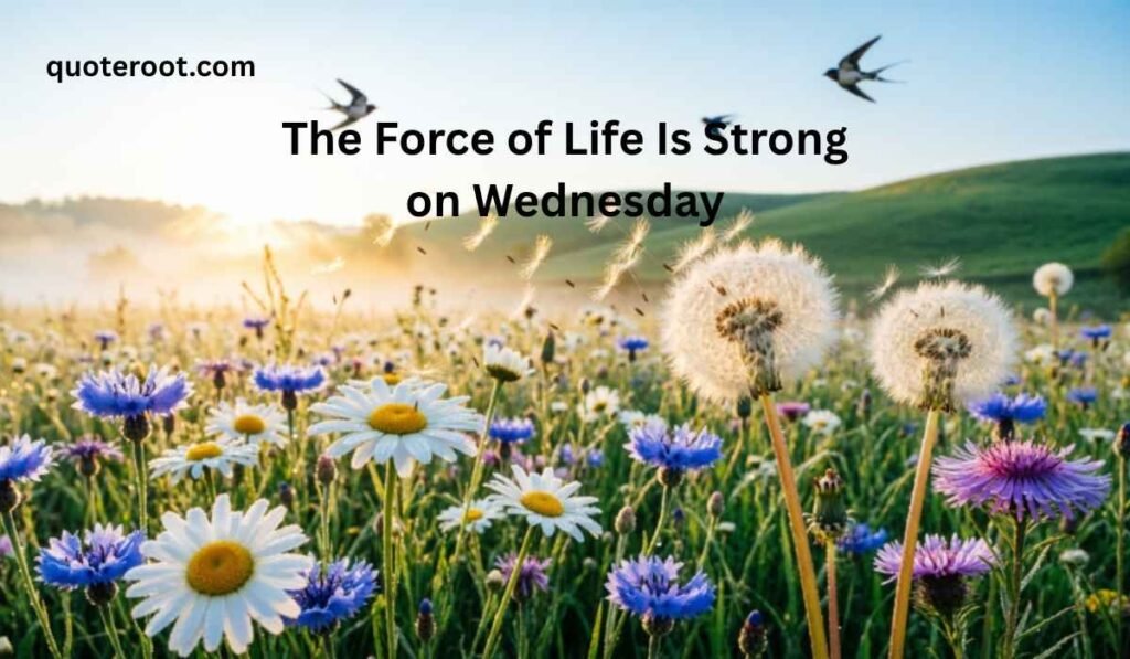 The Force of Life Is Strong on Wednesday