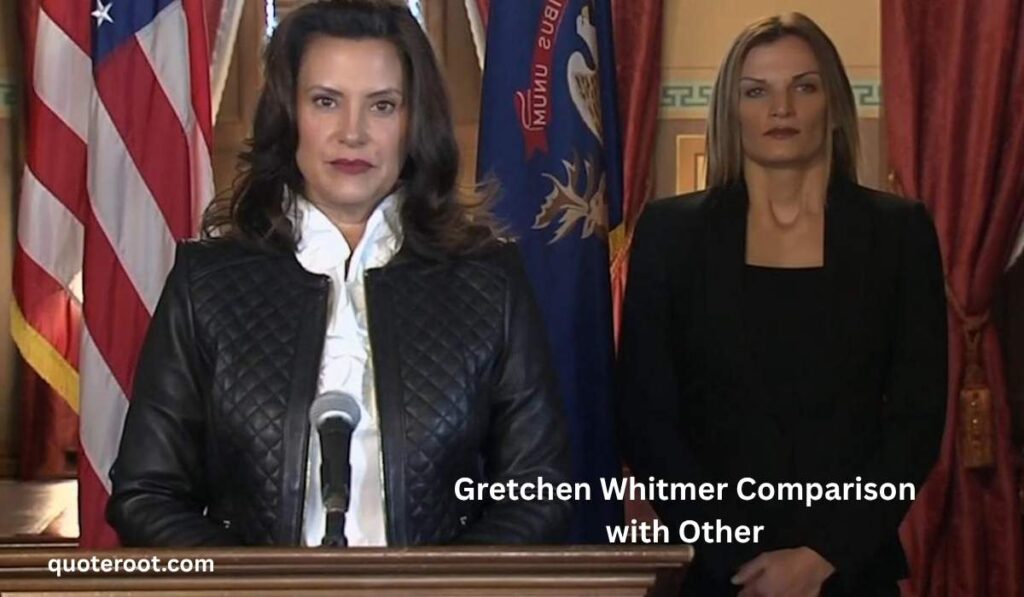 Gretchen Whitmer Comparison with Other