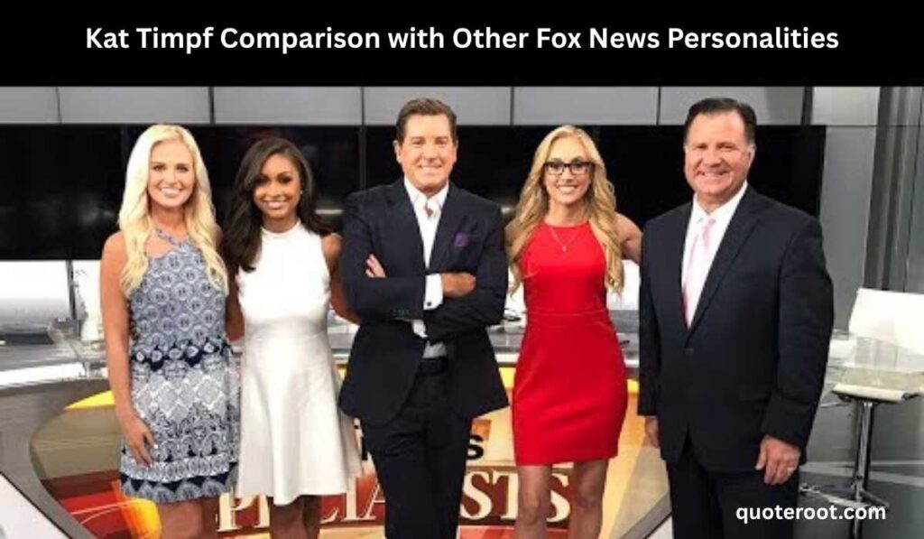 Kat Timpf Comparison with Other Fox News Personalities