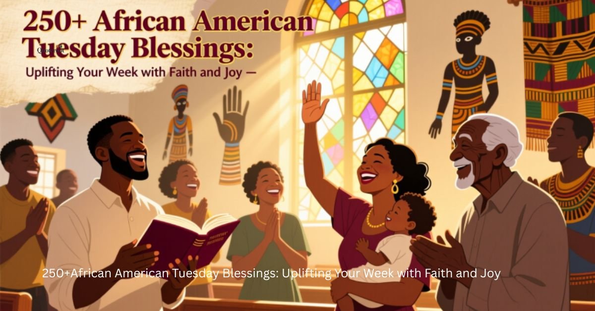 250+African American Tuesday Blessings: Uplifting Your Week with Faith and Joy