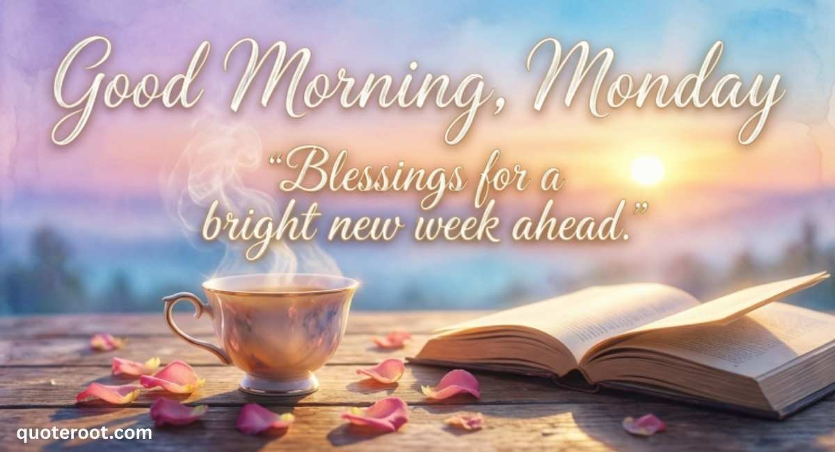 Good Morning Monday Blessings Images and Quotes