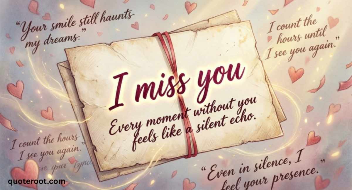Romantic I Miss You Quotes for Him