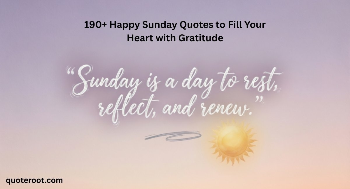 Sunday Quotes