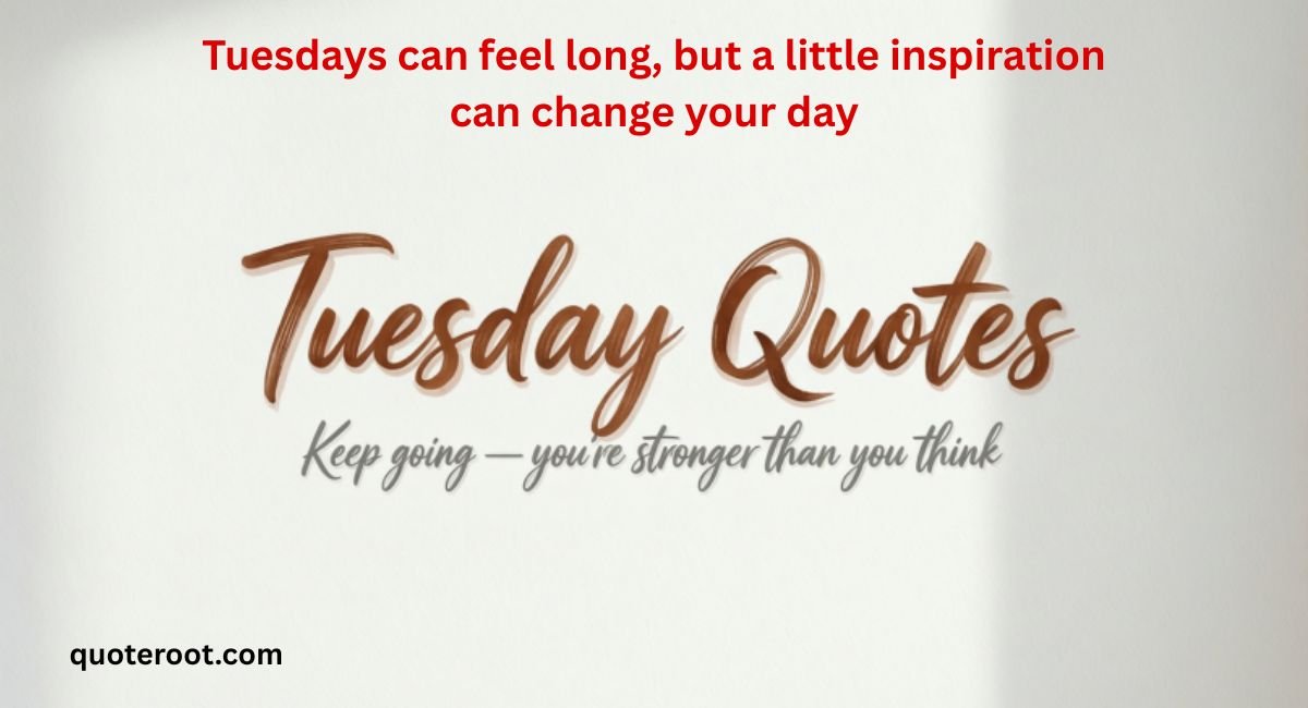 Tuesday Quotes