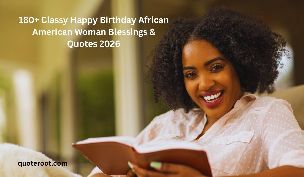 Classy Happy Birthday African American Woman