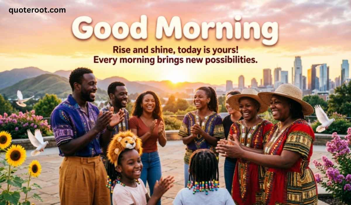 Encouragement African American Good Morning Quotes and Images