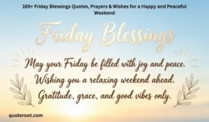 Friday Blessings Quotes