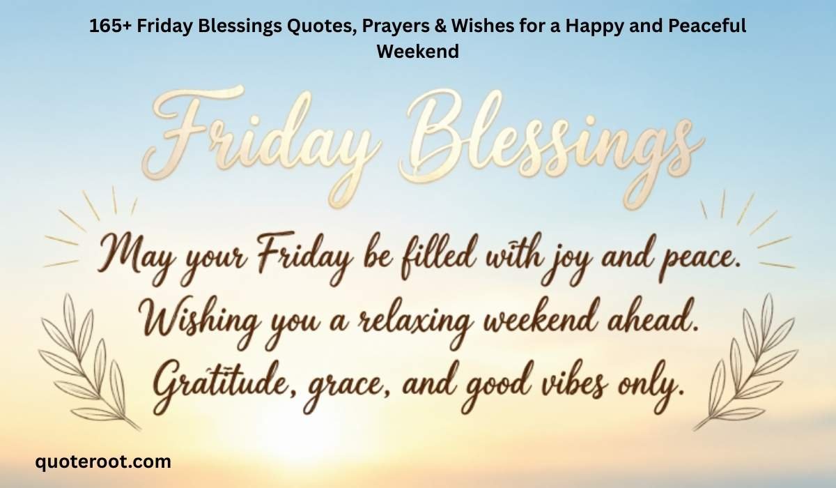 Friday Blessings Quotes