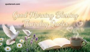 Good Morning Blessing Thursday Quotes