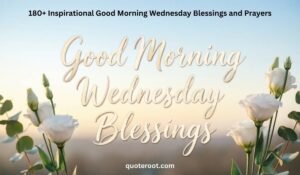 Good Morning Wednesday Blessings