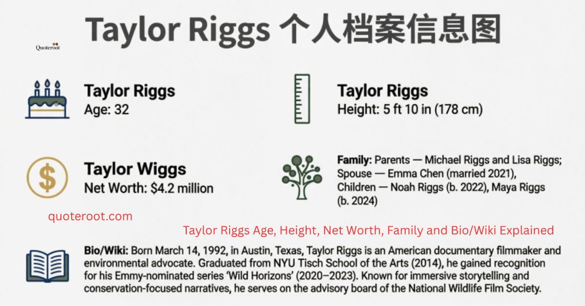 Taylor Riggs Age, Height, Net Worth, Family and Bio/Wiki Explained