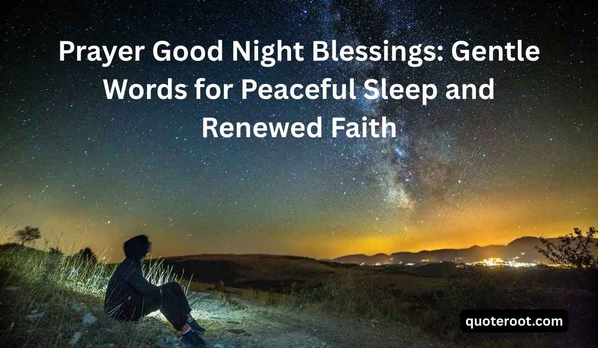 Prayer Good Night Blessings