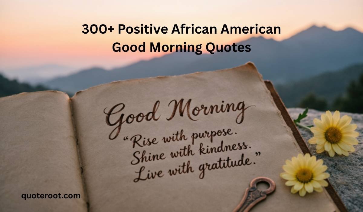 African American Good Morning Quotes
