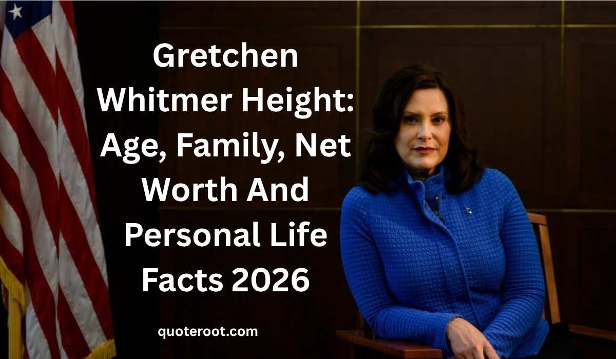 Gretchen Whitmer Height